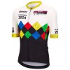 Bekleidung Herren Santini UCI Gravel Weltmeisterschaft trikot Flandern 2024-Schwarz