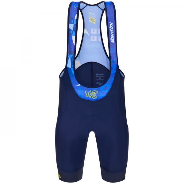 Bekleidung Herren Santini Tour de France 2024 tragerhose-Torino