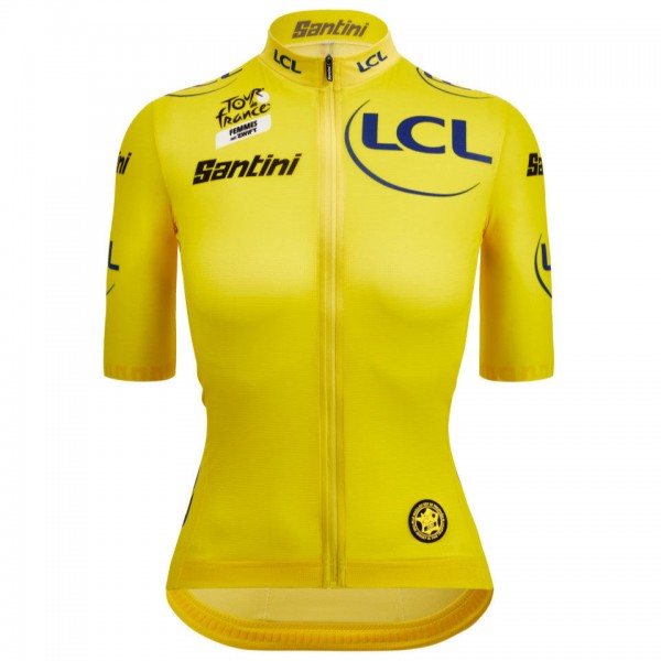 Bekleidung Damen Gelbes Trikot frau Tour de France 2025 Fan Line