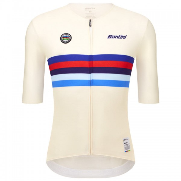 Bekleidung Herren Santini UCI Weltmeister 2025 trikot-Großbritannien