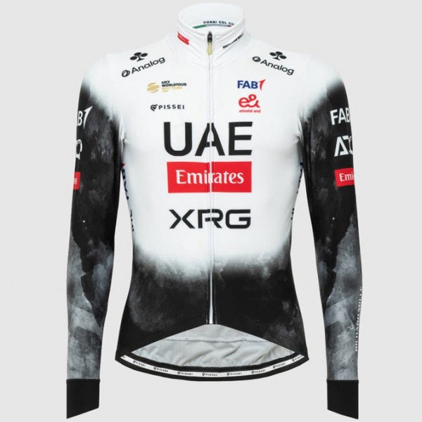 Bekleidung Herren UAE Team Emirates 2025 Pissei langarmtrikot
