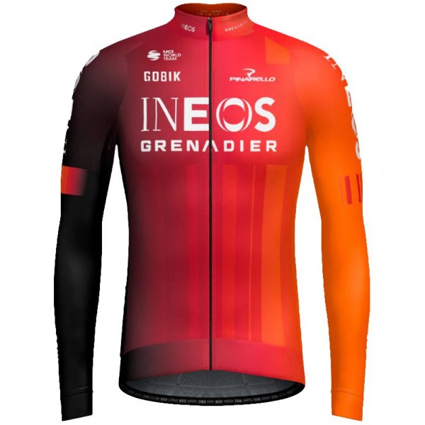 Bekleidung Herren Gobik Ineos Grenadiers 2025 Hyder langarm trikot Bekleidung Herren Gobik Ineos Grenadiers 2025 Hyder langarm trikot
