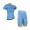 2016 ASTANA Fahrradbekleidung Radteamtrikot Kurzarm+Kurz Radhose blau KYQQ4