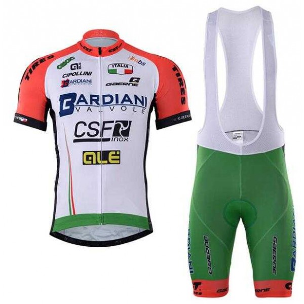 2017 Bardiani csf Fahrradbekleidung Radteamtrikot Kurzarm+Kurz Radhose Kaufen 02A5K