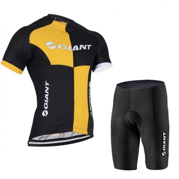 2016-2017 Giant Fahrradbekleidung Radtrikot Satz Kurzarm+Kurz Trägerhose gelb Schwarz 02 XOGYS 2016-2017 Giant Fahrradbekleidung Radtrikot Satz Kurzarm+Kurz Trägerhose gelb Schwarz 02 XOGYS