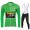 Jumbo Visma 2021 Green Fahrradbekleidung Radtrikot Langarm+Collant Cycliste BFIXR