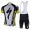2013 Specialized wielershirts Korte mouw+fietsbroekje weiß Schwarz gelb C6W9M