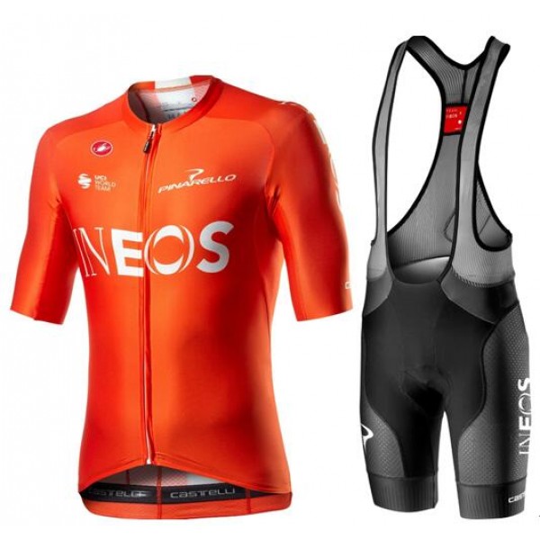 TEAM INEOS 2020 Aero Fahrradbekleidung Set training edition AERO RACE 6.0 Radtrikot+FREE AERO RACE Trägerhose