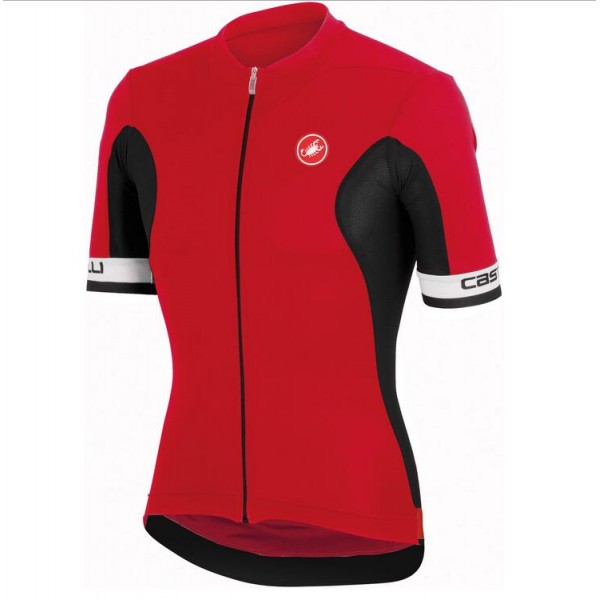 2016 Castelli Volata Fahrradbekleidung Radtrikot Rot FA4M9