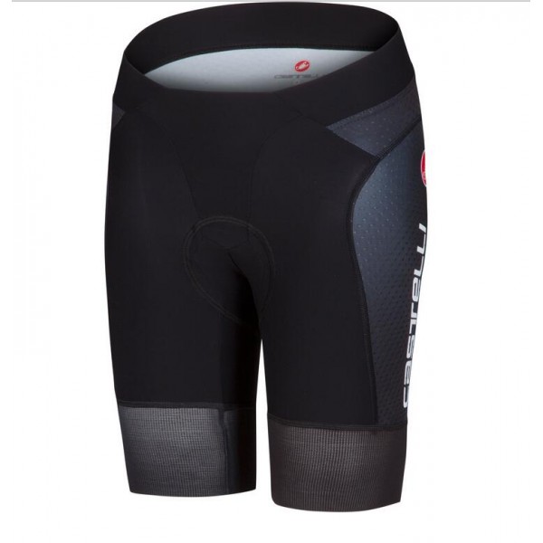 2016 Castelli vrouwen Exclusive Free Aero Radtrikot Kurzarm Sprot Schwarz GK10G