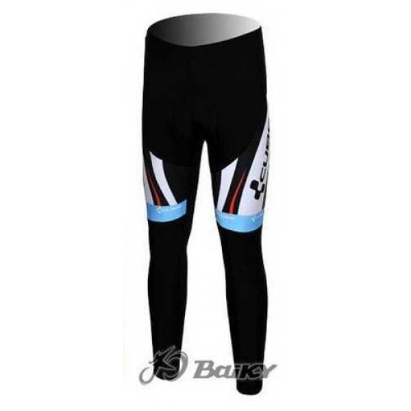 Cube Fintro Pro Team Lange Fahrradhose weiß Schwarz Rot F80G7