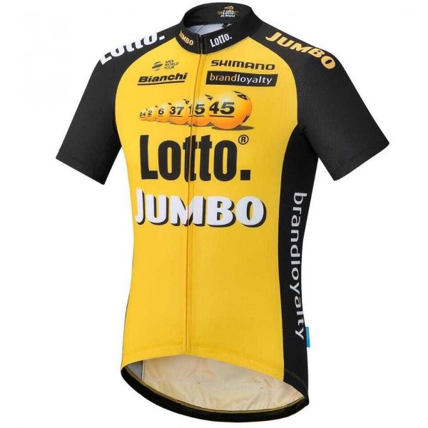 2017 Lotto Fahrradtrikot Radsport gelb ALXCF
