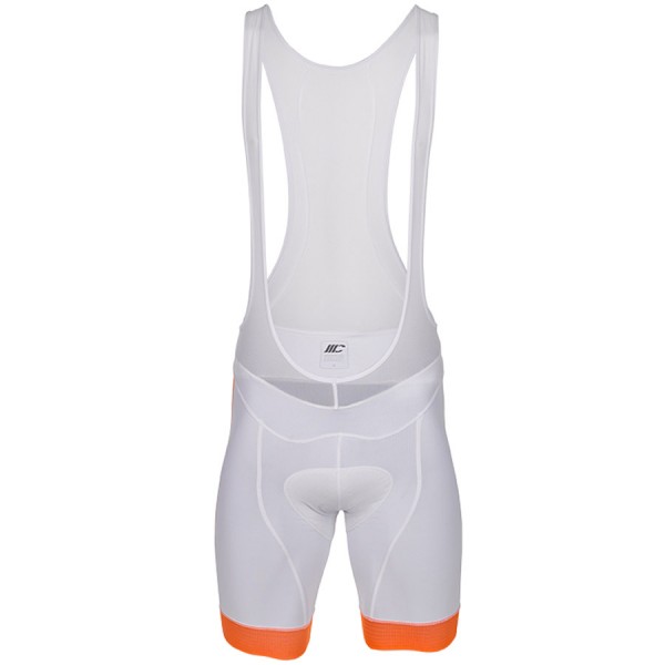 Cipollini Easy weiß oranje Kurz Trägerhose GLNQR