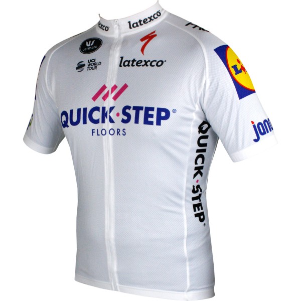 Quick-Step Floors 2018 Tour Special Edition weiß Fahrradbekleidung Radtrikot 74C12