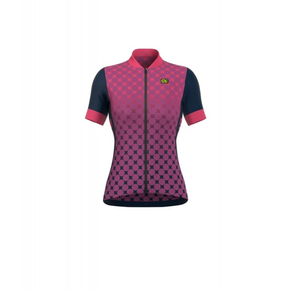 ALE EXCEL BOLAS Damen Fahrradbekleidung Radtrikot violet KFRU1