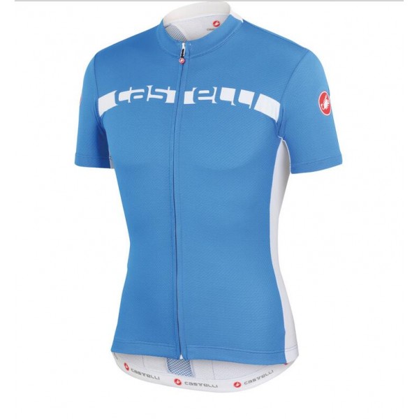2016 Castelli Prologo 4.0 Fahrradbekleidung Radtrikot blau XMA0Z