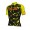 ALE SOLID Cracle Fluo yellow Fahrradbekleidung Radtrikot WTUHS