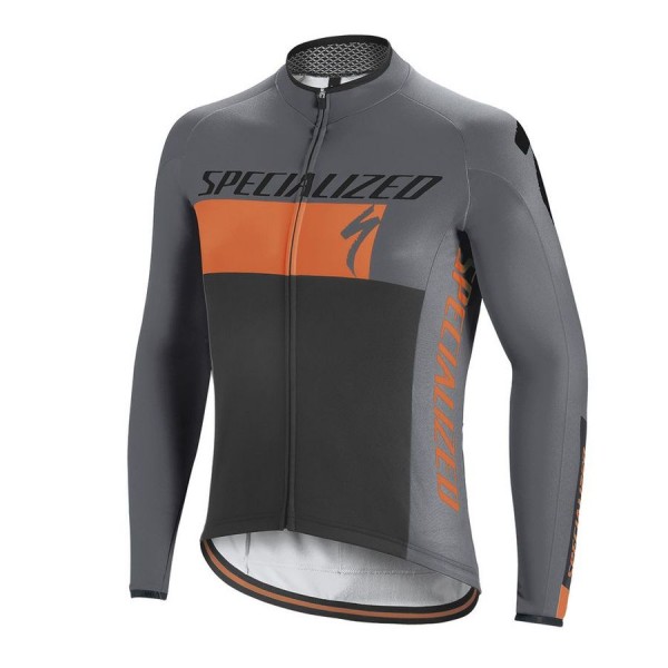 Specialized Element RBX Comp Logo-oranje M/L Fahrradbekleidung Radtrikot Langarm JUR5O