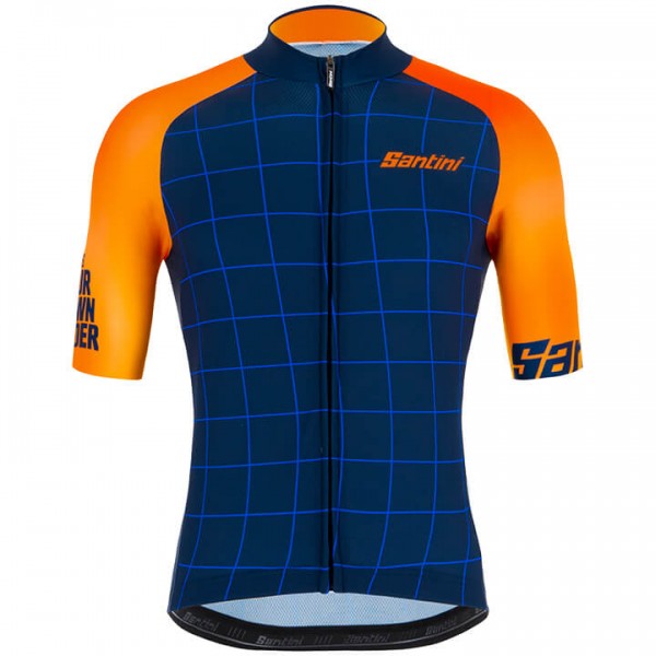 TOUR DOWN UNDER Radtrikot Kurzarm Blau 2020