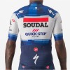 Soudal Quick-Step 2023 Aero Race 6.1 Radtrikot kurzarm-Radsport-Profi-Team Soudal Quick-Step 2023 Aero Race 6.1 Radtrikot kurzarm-Radsport-Profi-Team