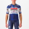 Soudal Quick-Step 2023 Set(Competizione Radtrikot+Competizione Trägerhose)-Radsport-Profi-Team Soudal Quick-Step 2023 Set(Competizione Radtrikot+Competizione Trägerhose)-Radsport-Profi-Team